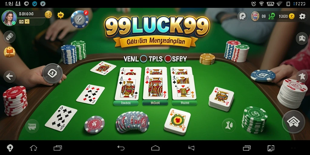 Tampilan gameplay seru dalam 99LUCK99 yang menantang.