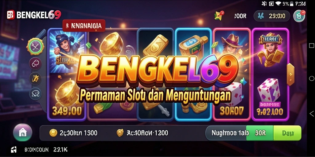 Tampilan gameplay seru dari BENGKEL69 dengan berbagai tema slot.