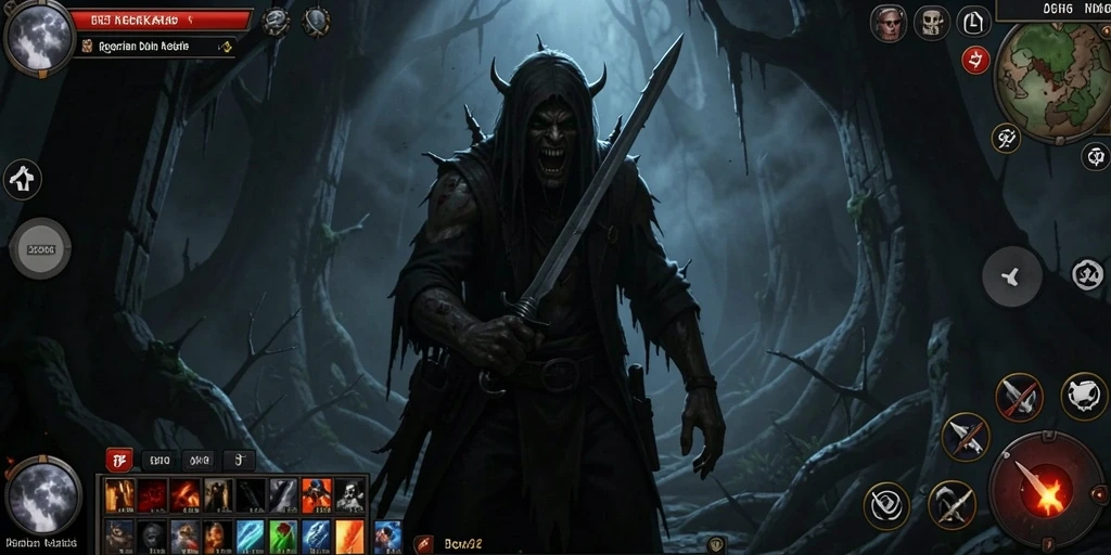 Tangkapan layar dari gameplay menegangkan di dalam BERKAH6.