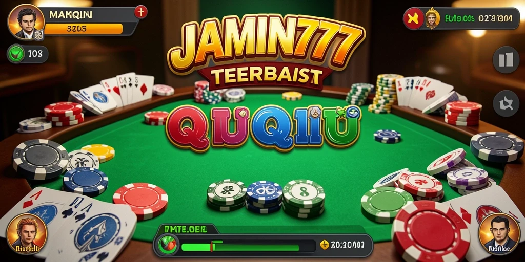 Tampilan gameplay QiuQiu yang seru dan menantang di JAMIN777.